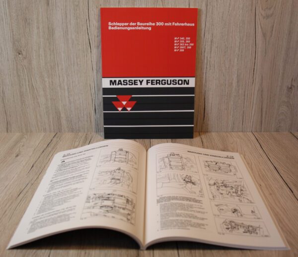 Massey Ferguson MF 300 Fahrerhaus Bedienungsanleitung