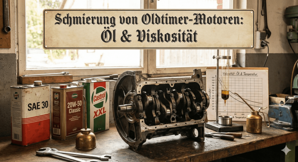 Schmierung von Oldtimer-Motoren: Öl & Viskosität