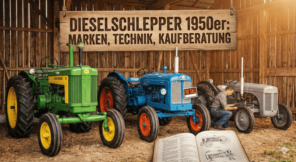 Dieselschlepper 1950er: Marken, Technik, Kaufberatung