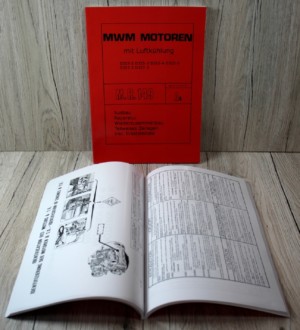 MWM Werkstatthandbuch Ersatzteilliste 325-2 325-3 325-4 325-6 327-2 327-3