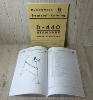 Mc Cormick D-440 Standard Ersatzteilliste