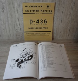 Mc Cormick Ersatzteilliste D-436 Standard