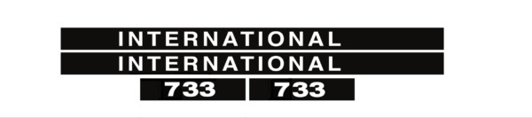 IHC International 733 Aufkleber lang