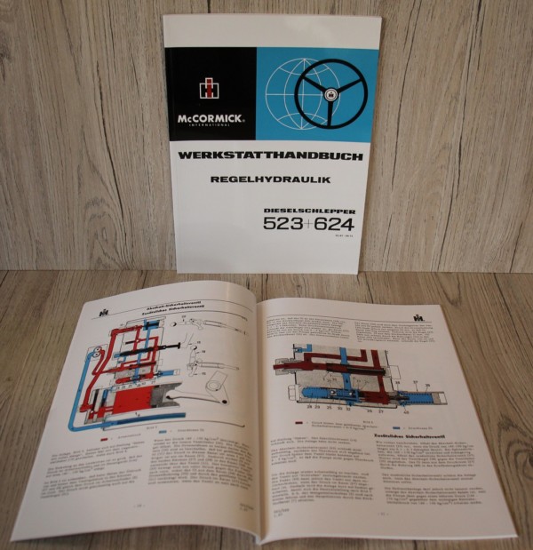 IHC 523 624 Werkstatthandbuch Regelhydraulik