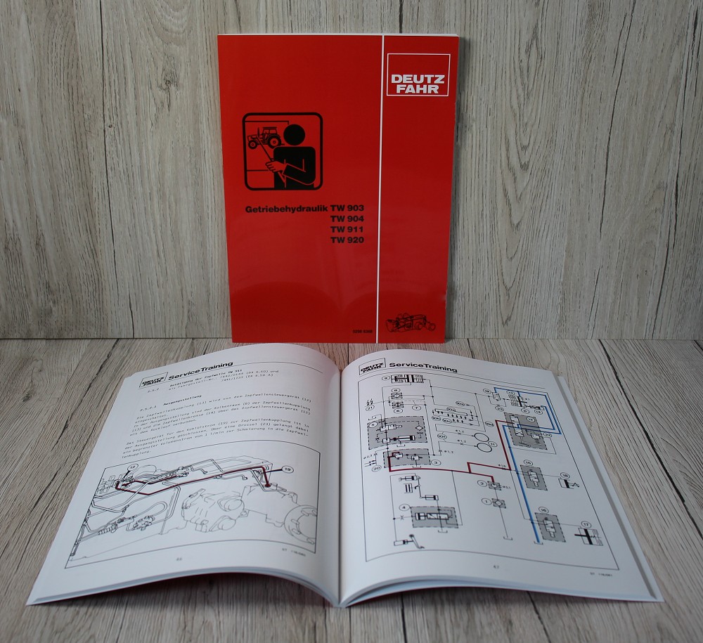 Intrac 06 Baureihe . Werkstatthandbuch Allrad für Deutz und ZF Getriebe DX 