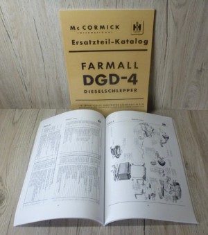 Mc Cormick Ersatzteilliste DGD-4 Farmall