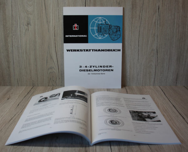 IHC Werkstatthandbuch Grundmotoren für Traktor Diesel Motor DT402 