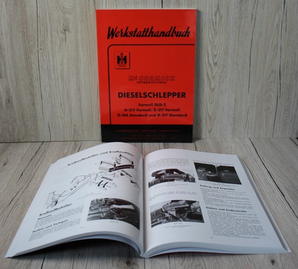 Mc Cormick Werkstatthandbuch DLD-2 D-212 D-214 D-217