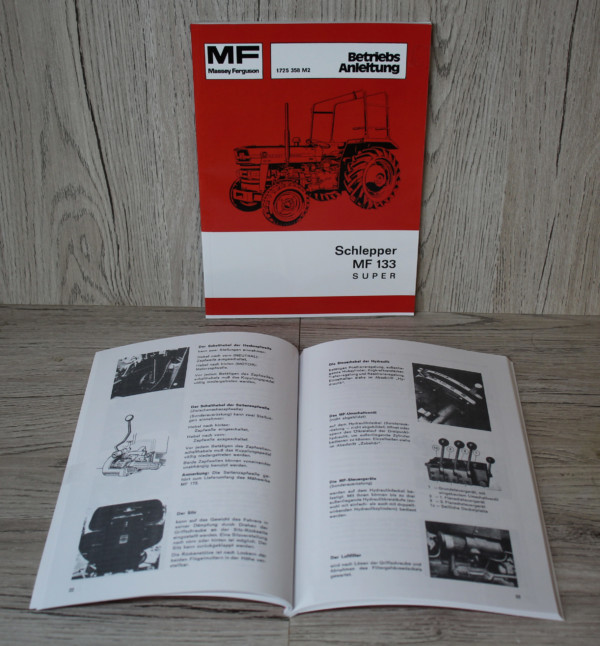Massey Ferguson MF133 Super Bedienungsanleitung