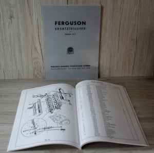 Ferguson TE-D Ersatzteilliste