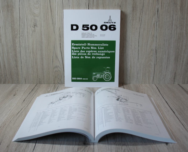 Deutz D5006 Ersatzteilliste