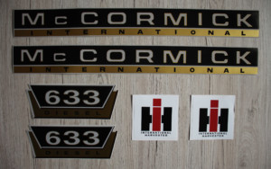 IHC Mc Cormick 633 Aufkleber gold groß