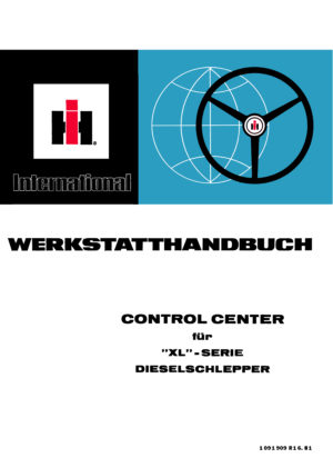 IHC Werkstatthandbuch Control Center XL Serie auf CD (kein Buch)