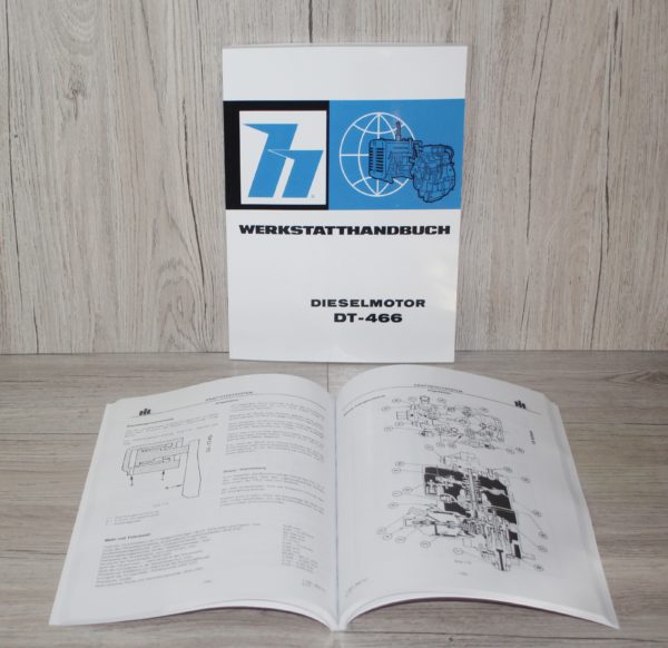 IHC DT-466 Dieselmotor Werkstatthandbuch
