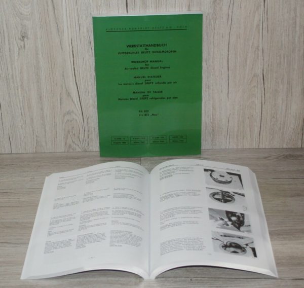 Deutz F1L812-F6L812 Werkstatthandbuch international