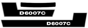 Deutz D6007C Aufkleber