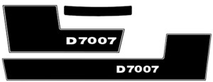 Deutz D7007 Aufkleber