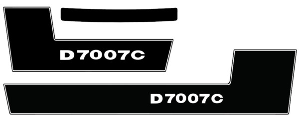 Deutz D7007C Aufkleber