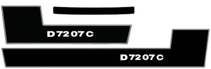 Deutz D7207C Aufkleber