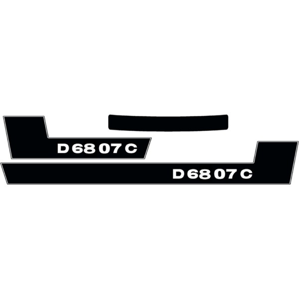 Deutz D6807C Aufkleber