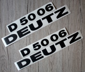Deutz D5006 Aufkleber schwarz