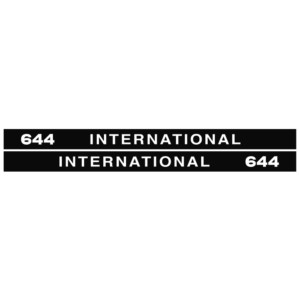 IHC international 644 Aufkleber lang
