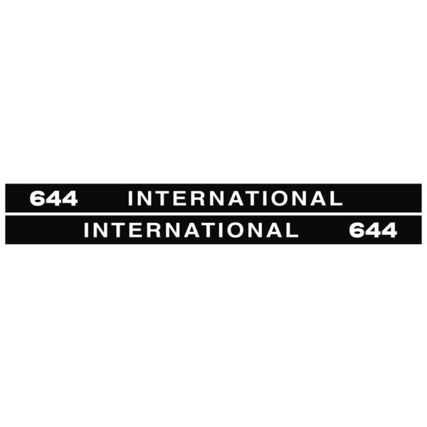 IHC international 644 Aufkleber lang