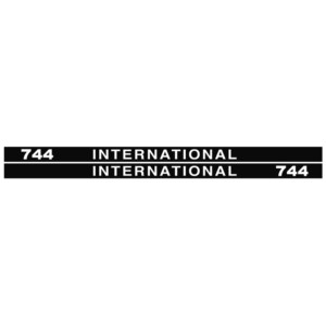 IHC international 744 Aufkleber lang