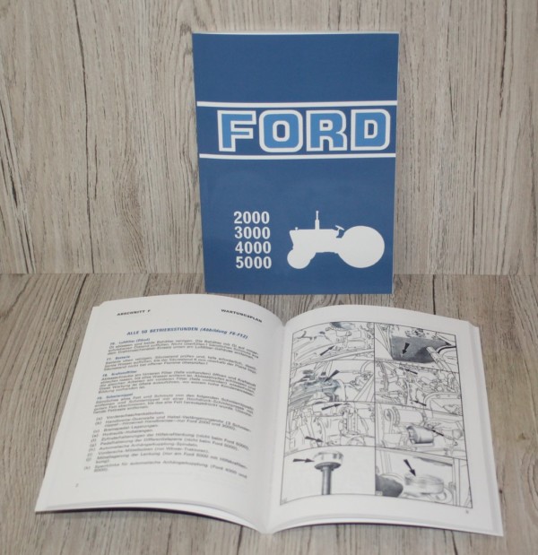 Ford 2000 3000 4000 5000 Bedienungsanleitung
