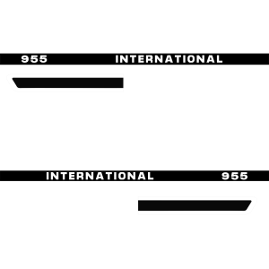 IHC international 955 Aufkleber lang