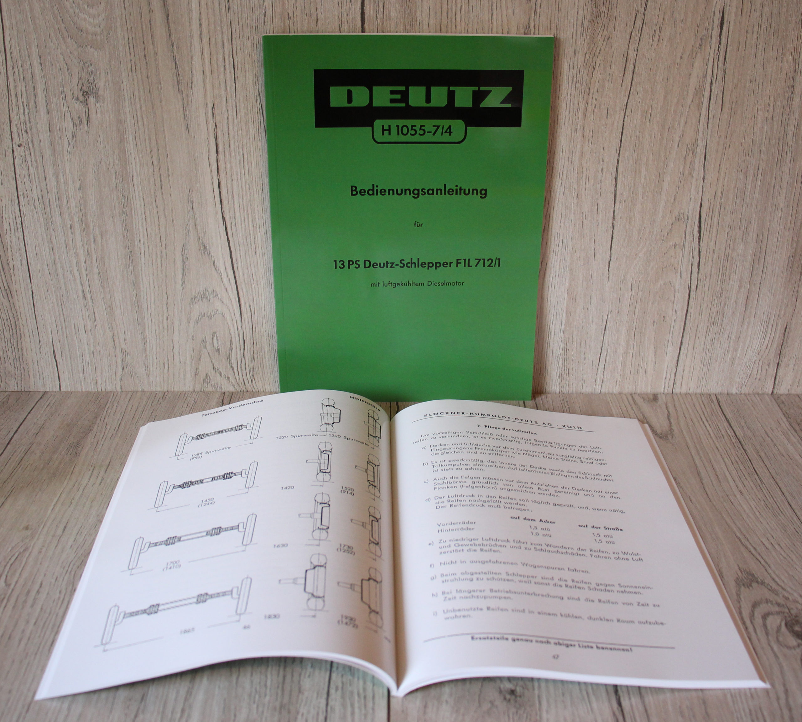 Werkstatthandbuch DEUTZ Motor F1L712 