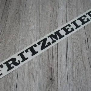 Fritzmeier Aufkleber Verdeck Kabine schwarz weiss – schwarz