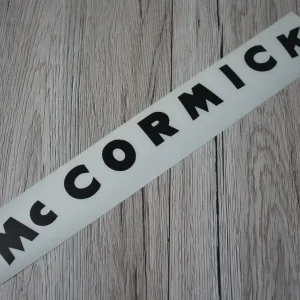 MC Cormick Aufkleber DLD2 DED3 DGD4 Sitzschale – 3 (schwarze Schrift)