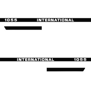 Aufkleber International lang | IHC 1055 | Hochleistungsfolie, werkgetreu