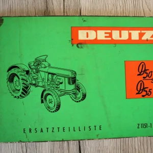Original Ersatzteilliste | Deutz D50S & D55 (Z1151-1) | Explosionszeichnungen & DIN-Nummern