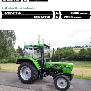 Aufklebersatz D7206 Special | Deutz D7206 | Replik