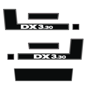 Aufkleber Motorhaube | Deutz DX3.30 | Replik