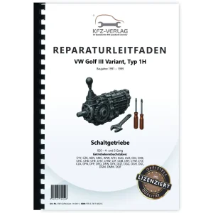 VW Golf 3 Variant Typ 1H (91-99) 4-5 Gang Schaltgetriebe 020 Reparaturanleitung