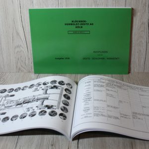 Werkstatthandbuch für Deutz Schlepper Reparaturanleitung (F1M 414 bis F2L 612)