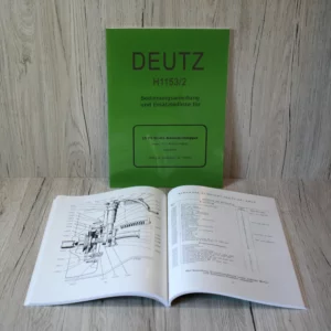 Betriebsanleitung & Ersatzteilliste – Deutz F1L 514/51