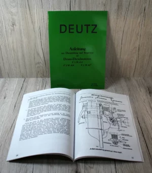 Deutz Traktor Anleitung zur Überprüfung und Reparatur der Dieselmotoren F1 M 414 – F2 M 414 – F2 M 417