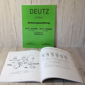 Deutz Bedienungsanleitung Traktor F2L 612/5/6 24PS – 18PS