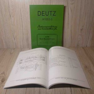 Betriebsanleitung & Ersatzteilliste – Deutz F1L 514/50