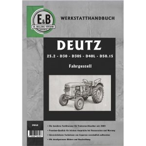 Werkstatthandbuch Deutz Schlepper D25 D30 D40L D50.1S