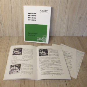 Bedienungsanleitung Deutz Traktor D 2506 – D 3006 – D 4006 – D 4506