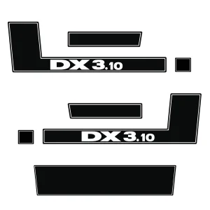 Aufkleber Motorhaube – Deutz DX3.10 Aufkleber Motorhaube – Deutz DX3.10