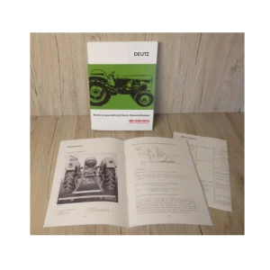 Bedienungsanleitung Deutz Schlepper Traktor D3005