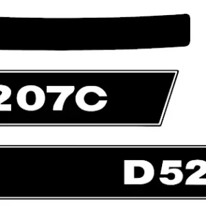 Deutz D5207C Aufkleber