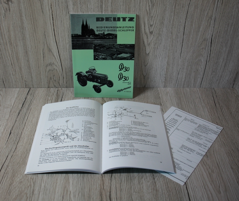 Werkstatthandbuch Deutz Motor F2L812 für D30 D30S 