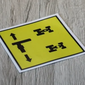 1x IHC Allrad Symbol Aufkleber